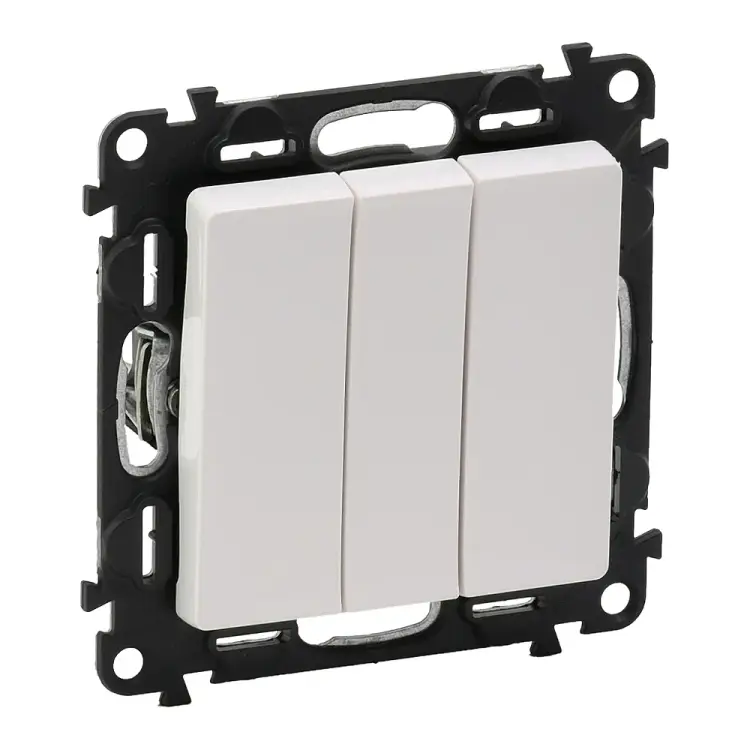 Трехклавишный механизм выключателя Legrand Valena Life 752403
