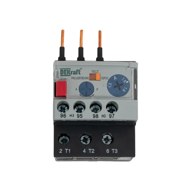 Электротепловое реле для контактора DEKraft РТ-03 для конт. 09-18А 1.20-1.80АВ 23108DEK 1113715