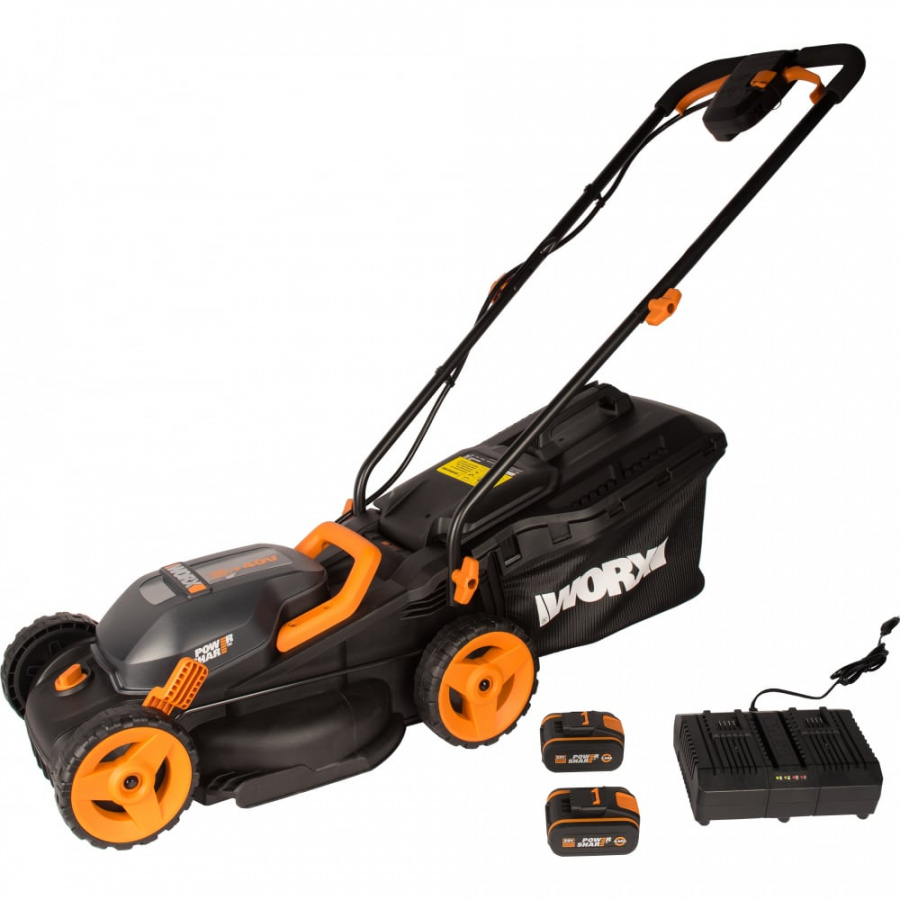 Аккумуляторная газонокосилка WORX WG779E.1