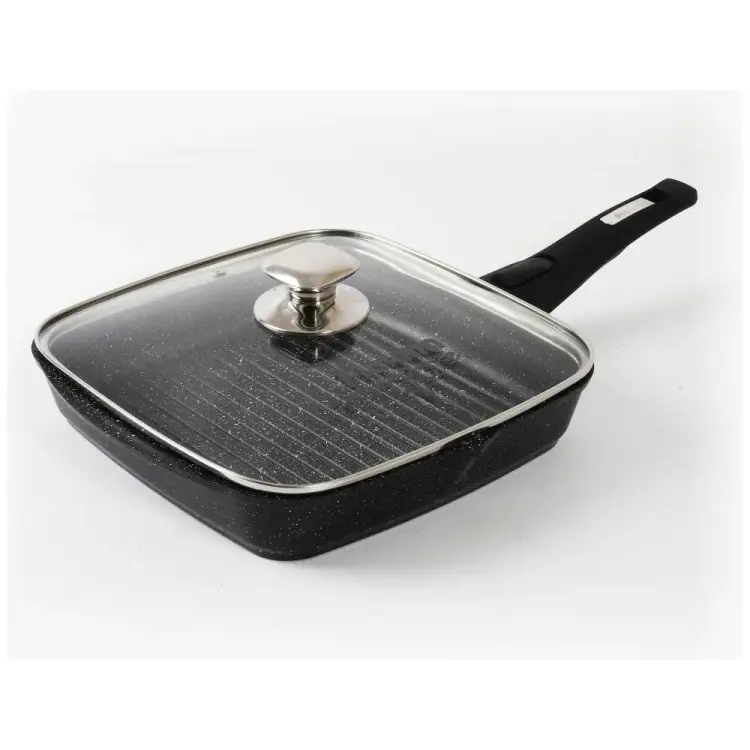 Квадратная сковорода-гриль Мечта АП Гранит black с068802 Квадратная сковорода-гриль Мечта АП Гранит black с068802