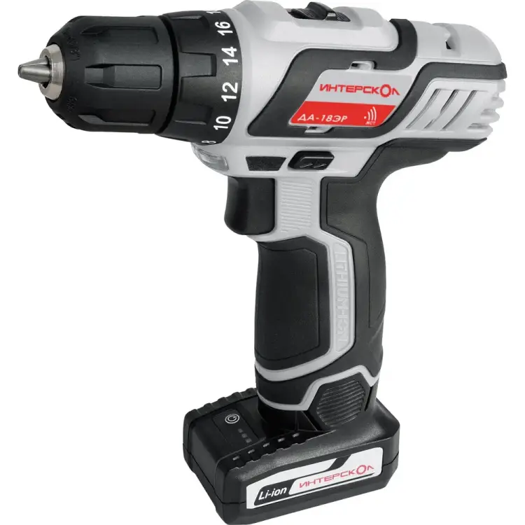 Аккумуляторная дрель-шуруповерт Интерскол ДА-18ЭР 436.2.2.20 Аккумуляторная дрель-шуруповерт Интерскол ДА-18ЭР 436.2.2.20