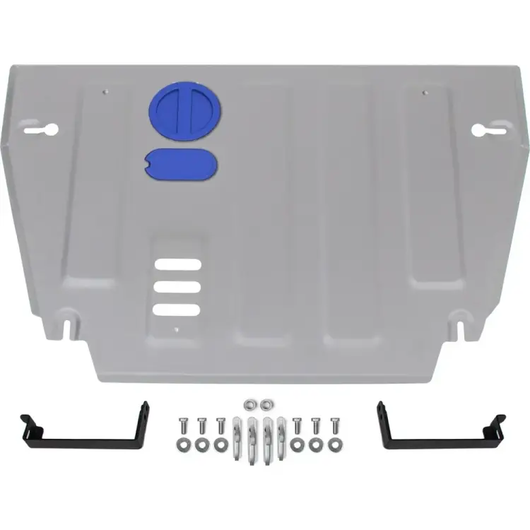 Защита картера и кпп + комплект крепежа GAC GS5 2018-, 1.5, АКПП, FWD. Rival 333.3401.1