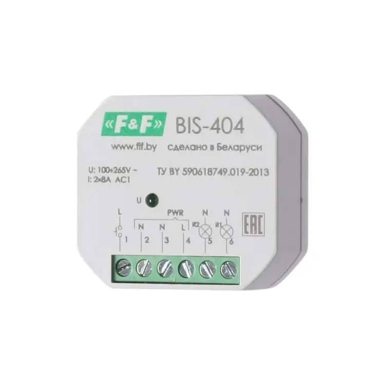 Бистабильное реле Евроавтоматика F&F BIS-404 EA01.005.006