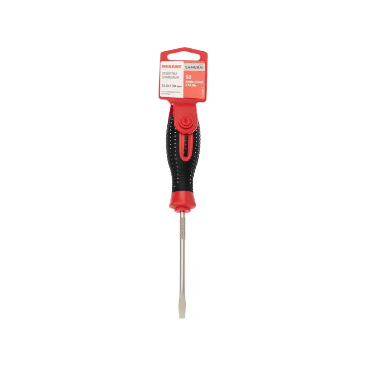 Шлицевая отвертка REXANT S2 12-4722-1 Шлицевая отвертка REXANT S2 12-4722-1