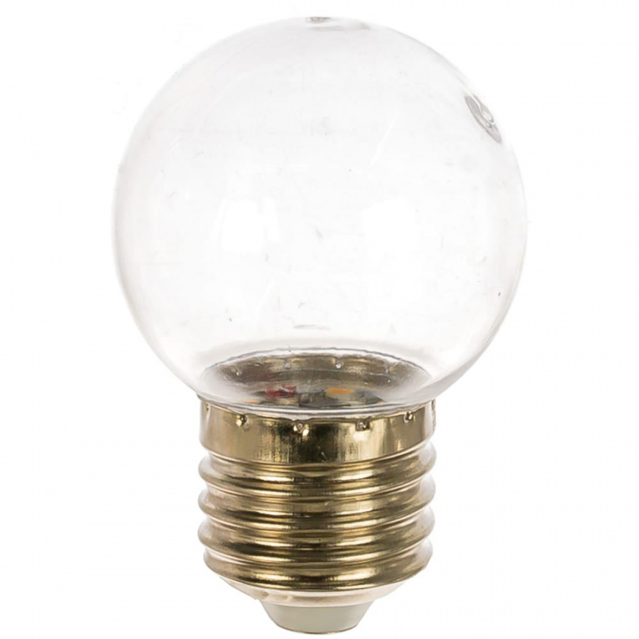 Декоративная светодиодная лампа Volpe LED-G45-1W/3000K/E27/CL/С