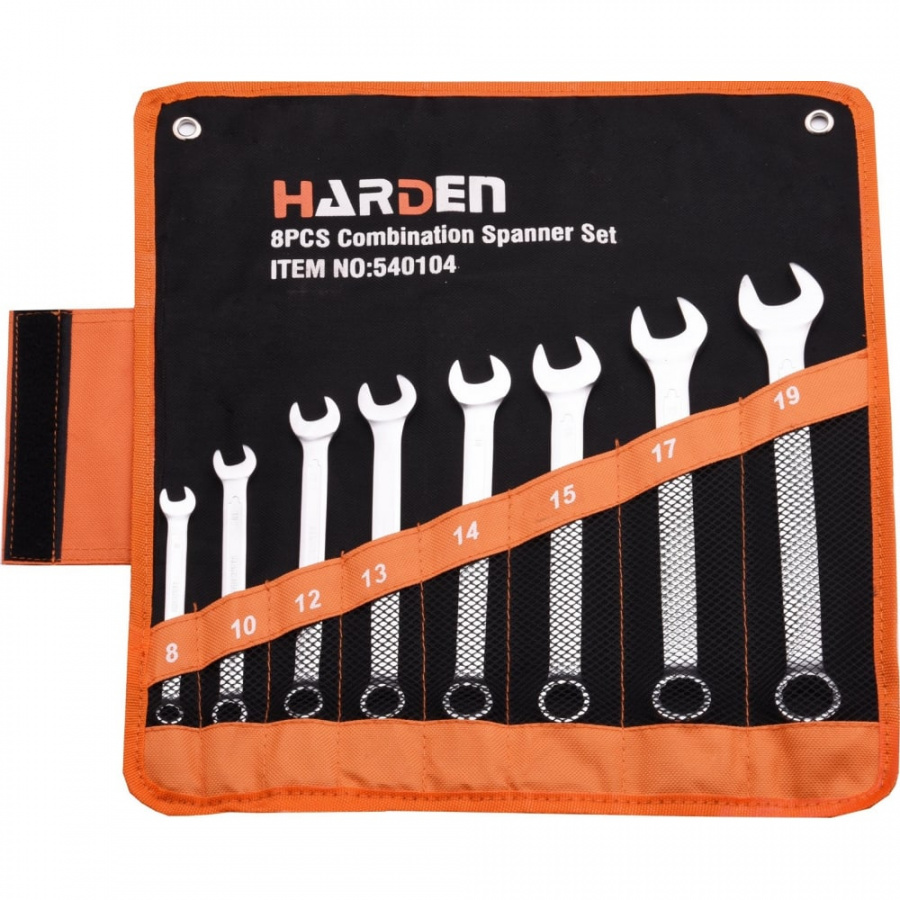 Набор комбинированных ключей Harden 540104