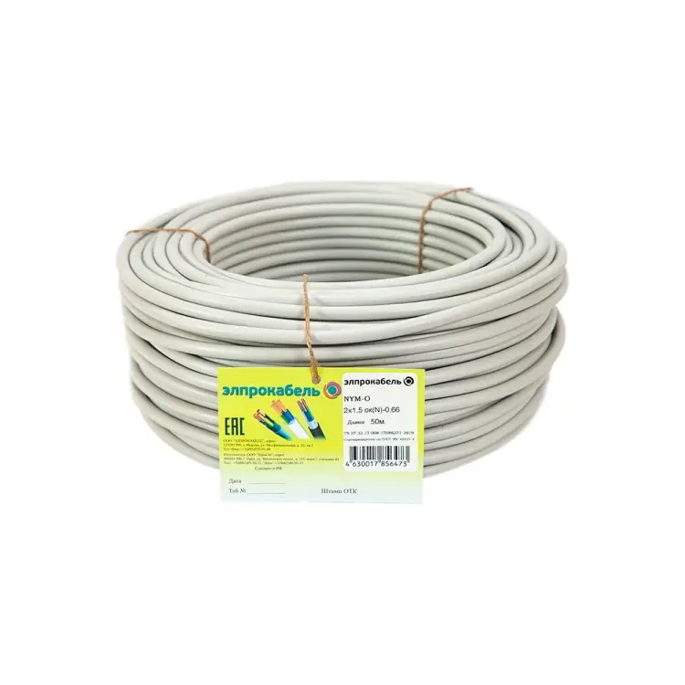 Твердый круглый кабель NYM-O ЭлПроКабель 4630017856473