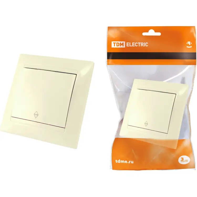 Выключатель TDM ELECTRIC Лама SQ1815-0106