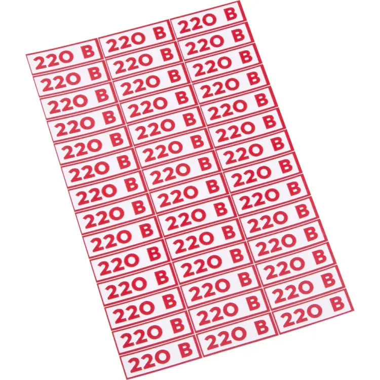 Наклейка REXANT знак электробезопасности 220В 56-0007