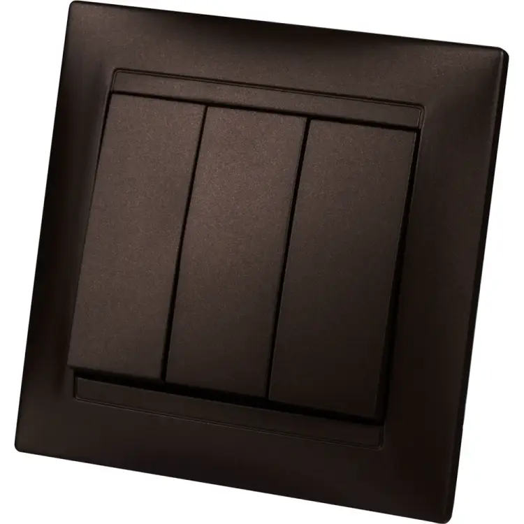 Трехклавишный выключатель TDM ELECTRIC Лама SQ1815-0503