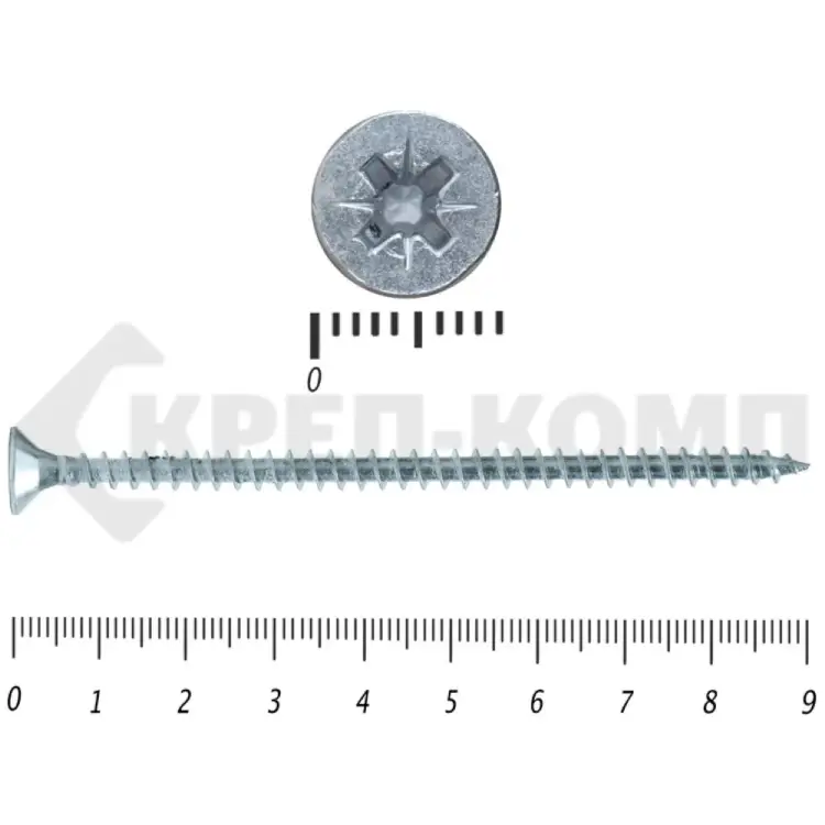 Саморез КРЕП-КОМП 5х90 (1500 шт.) бд590