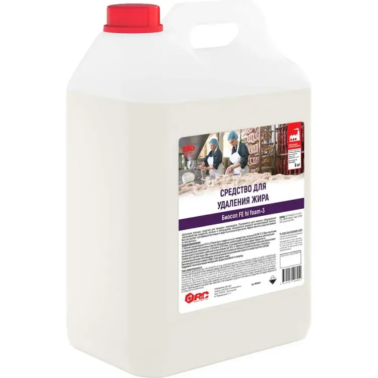 Пенное щелочное моющее средство для коптильных камер АиС Биосоп FE hi foam-3 9050424