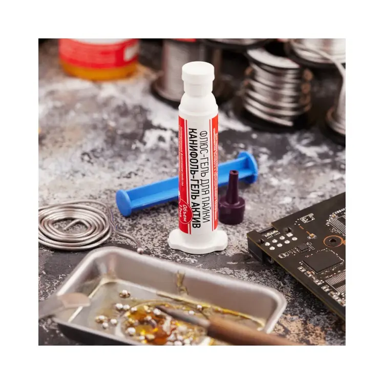 Флюс-гель для пайки REXANT 09-3686 Флюс-гель для пайки REXANT 09-3686