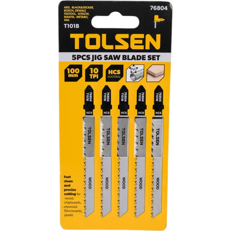 Полотна по дереву для электролобзика TOLSEN Т101B 76804
