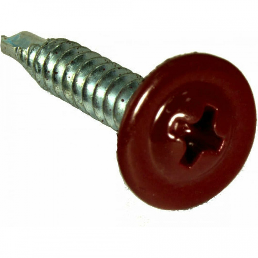 Саморез пшс сверло КРЕП-КОМП 4,2х19 RAL3003 (1000 шт.)