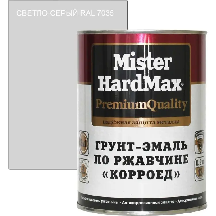 Грунт-эмаль по ржавчине HardMax Корроед 4690417071593 Грунт-эмаль по ржавчине HardMax Корроед 4690417071593