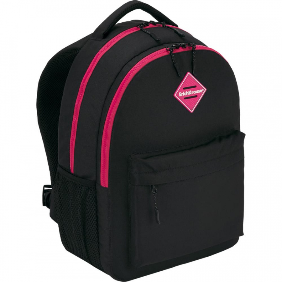 Ученический рюкзак ErichKrause EasyLine Black&Pink