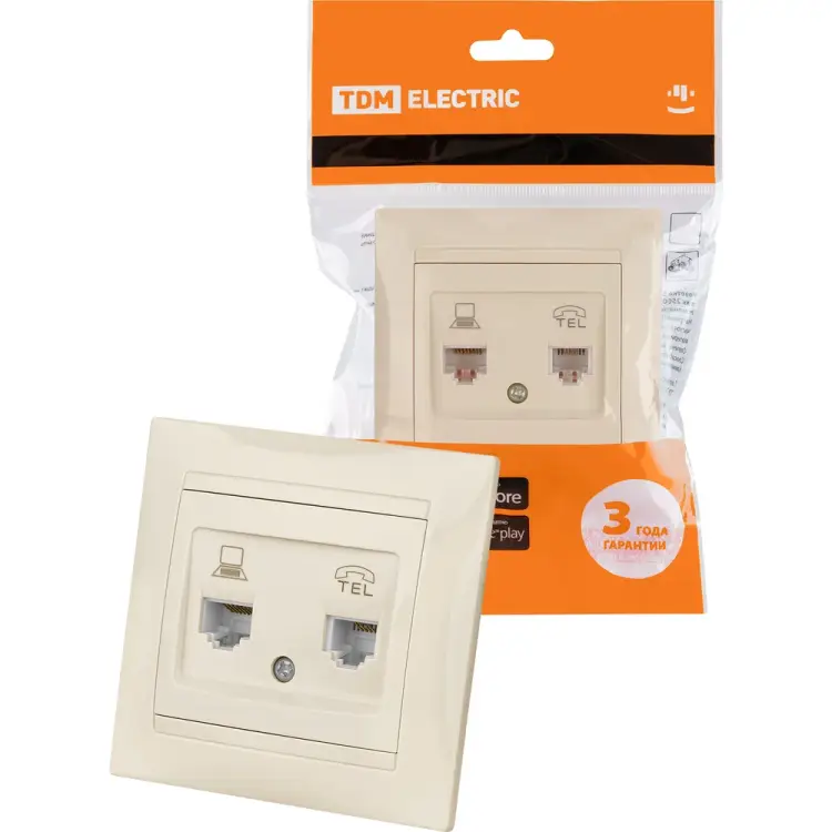 Розетка TDM ELECTRIC Лама SQ1815-0119