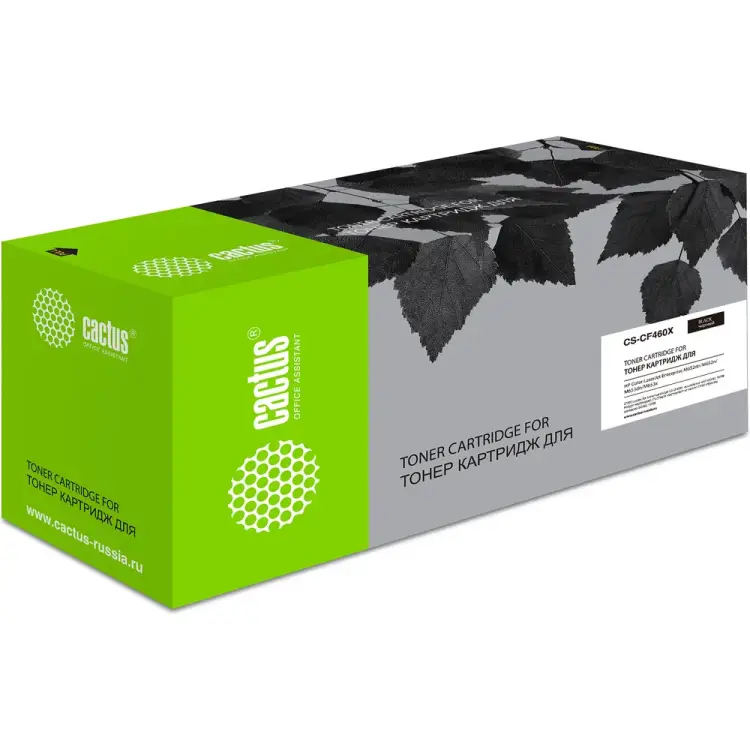 Лазерный картридж для hp color lj enterprise m652dn/m653d Cactus cf460x 1067437 Лазерный картридж для hp color lj enterprise m652dn/m653d Cactus cf460x 1067437