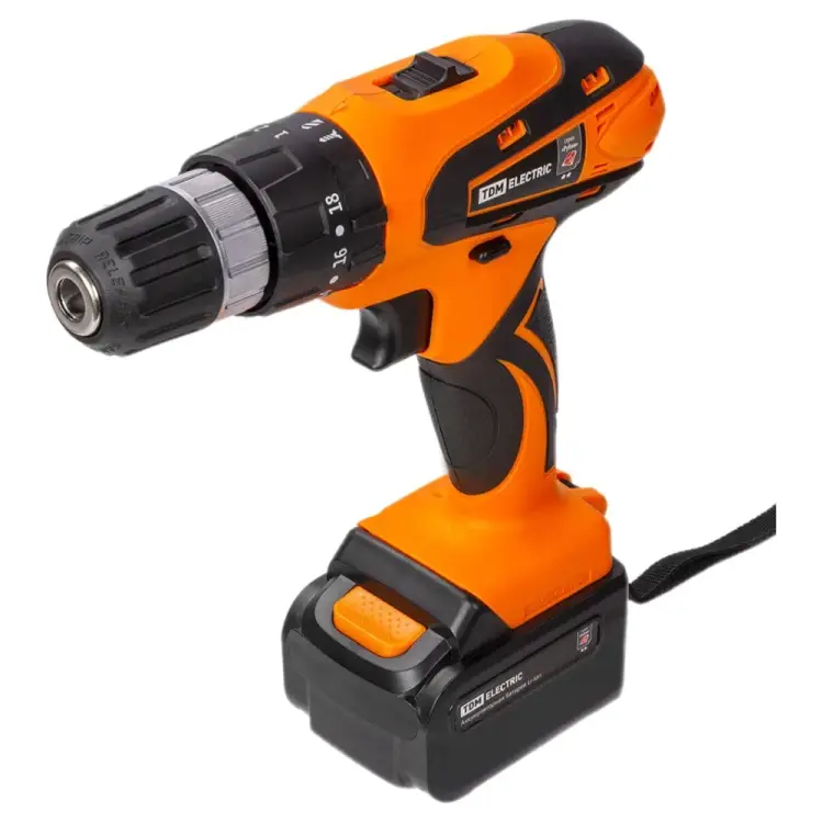 Аккумуляторная дрель-шуруповерт TDM ELECTRIC ДША-18-ЛК1 Рубин SQ1030-0204 Аккумуляторная дрель-шуруповерт TDM ELECTRIC ДША-18-ЛК1 Рубин SQ1030-0204