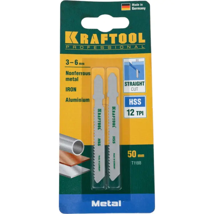 Пильное полотно по металлу для электролобзика KRAFTOOL EU T118B 159551-2