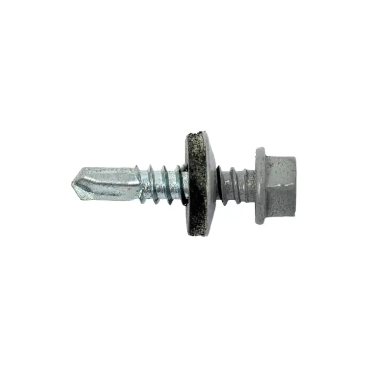 Кровельный саморез качественный крепеж 5,5/25 RAL7004250 серый (250 шт.) 1000147