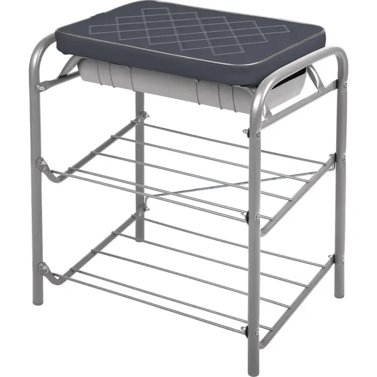 Банкетка Nika НИКА Haushalt НБ2 НБ2/SL cерый/темно-серый