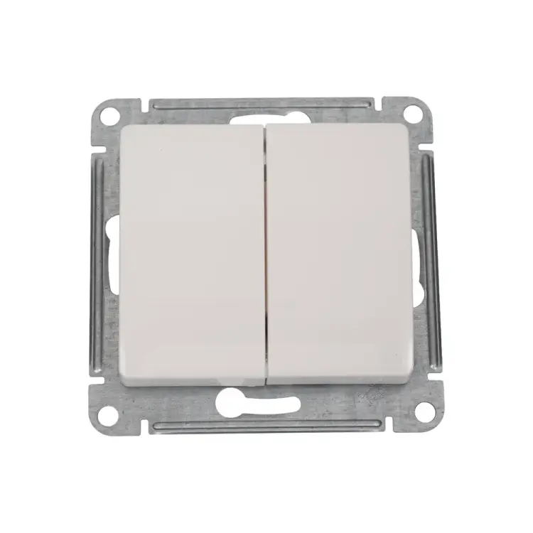 Двухклавишный переключатель Systeme Electric Glossa GSL000965