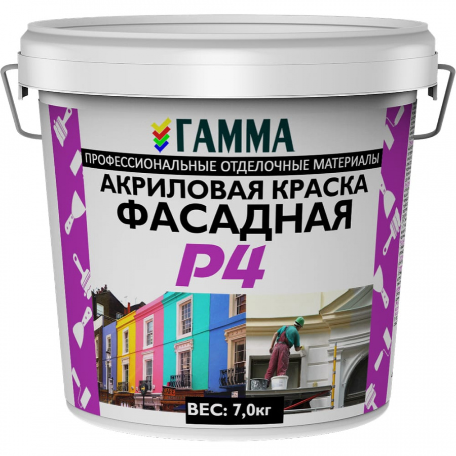 Фасадная акриловая краска ГАММА 233954