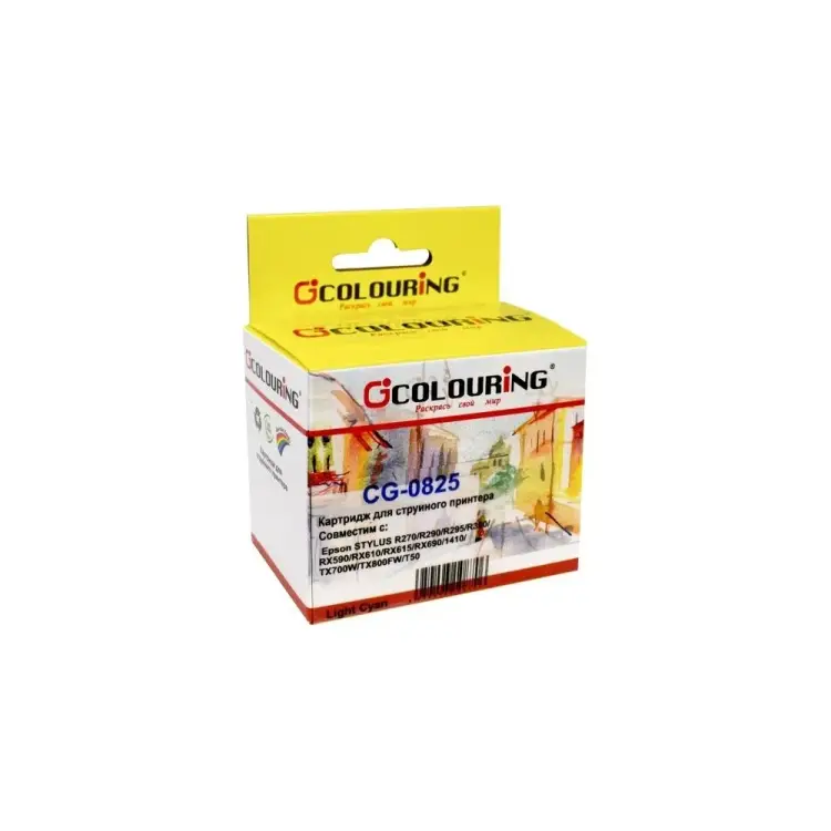 Струйный картридж для Epson Stylus T50/T59/R290/R295/R610/RX615 Colouring COLOURING 82N T0825N CG_82N_LC Струйный картридж для Epson Stylus T50/T59/R290/R295/R610/RX615 Colouring COLOURING 82N T0825N CG_82N_LC