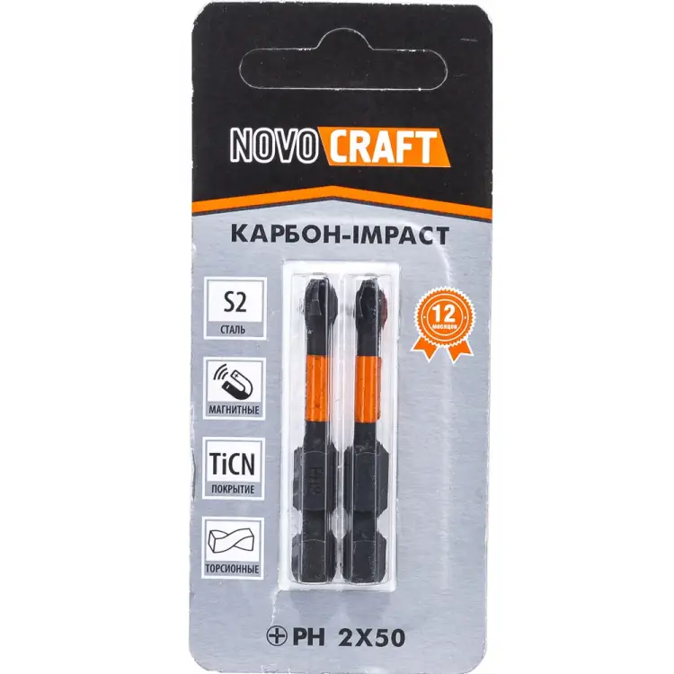 Биты NOVOCRAFT КАРБОН-IMPACT B421 2050 0241 Биты NOVOCRAFT КАРБОН-IMPACT B421 2050 0241