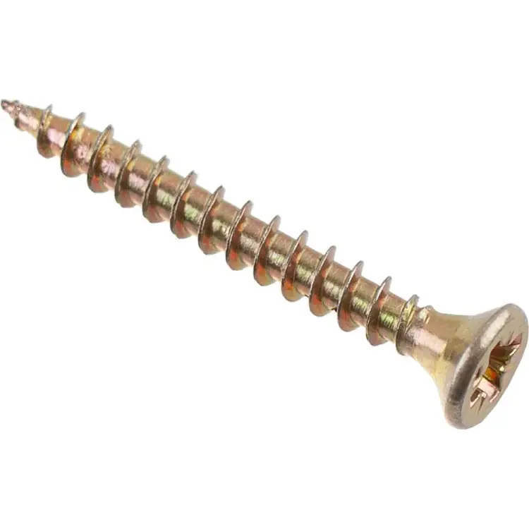 Универсальные саморезы Стройбат желтые, 3,5x16 мм (500 шт.) 555190