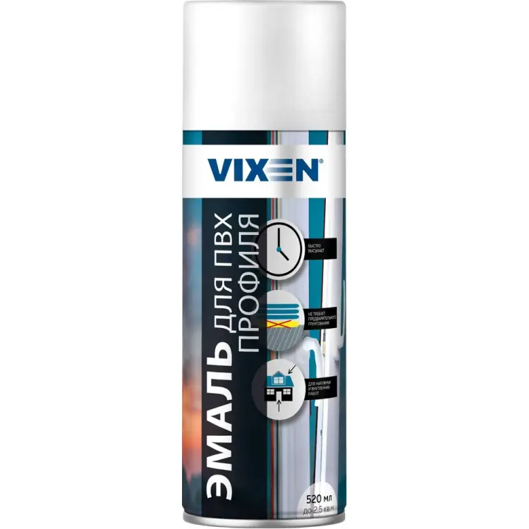 Эмаль для пвх профиля Vixen VX55001 Эмаль для пвх профиля Vixen VX55001