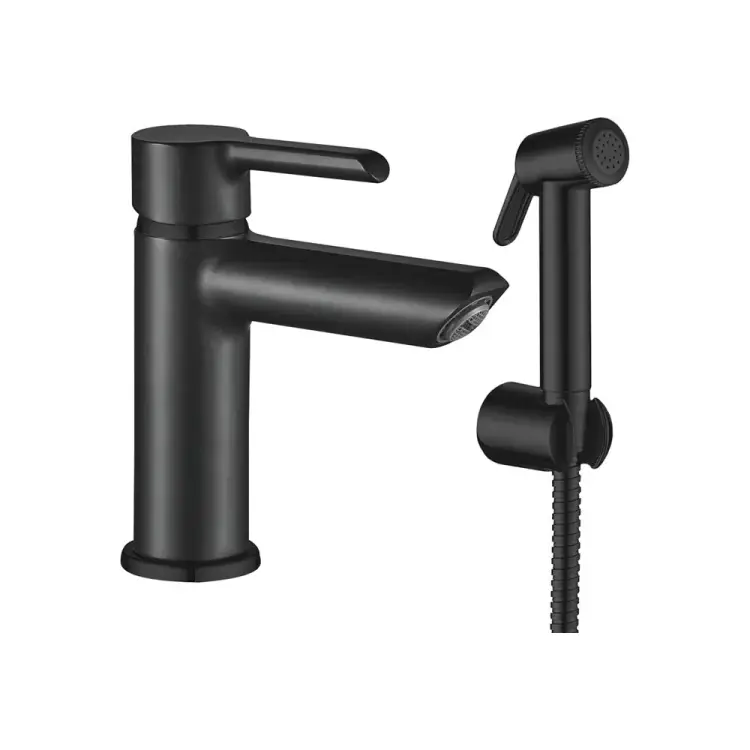 Смеситель для раковины с гигиеническим душем SHEVANIK S6071H