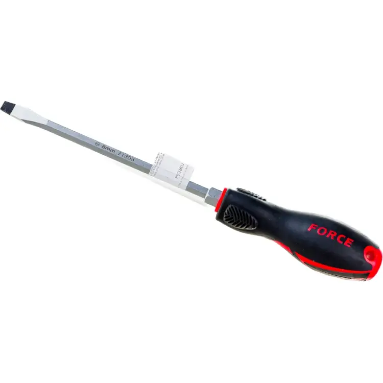Шлицевая отвертка FORCE 71308 Шлицевая отвертка FORCE 71308