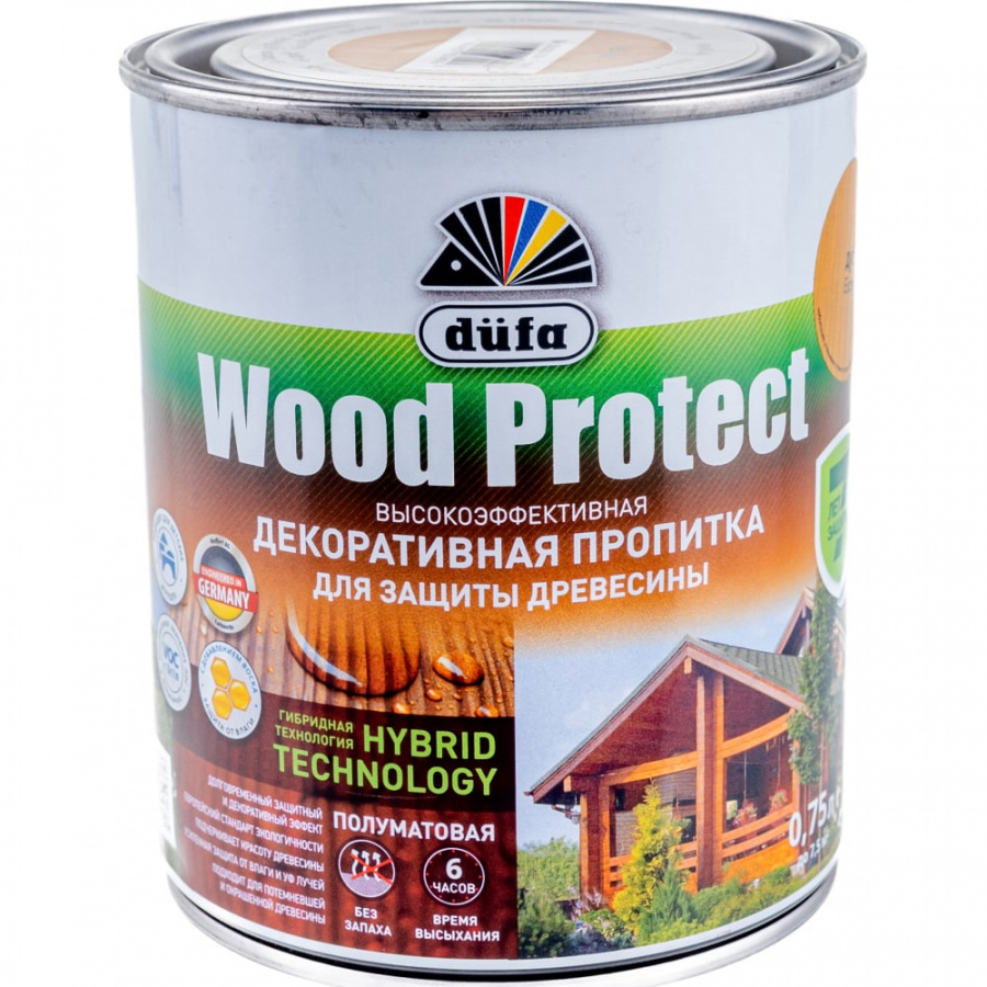 Пропитка для защиты древесины Dufa Wood Protect