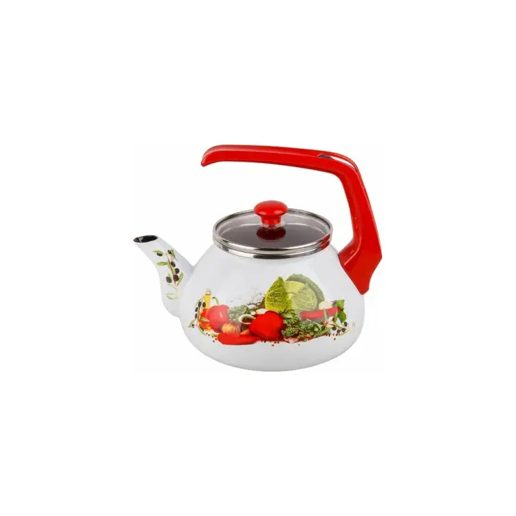 Эмалированный стальной чайник PERFECTO LINEA Урожай 52-881122 Эмалированный стальной чайник PERFECTO LINEA Урожай 52-881122