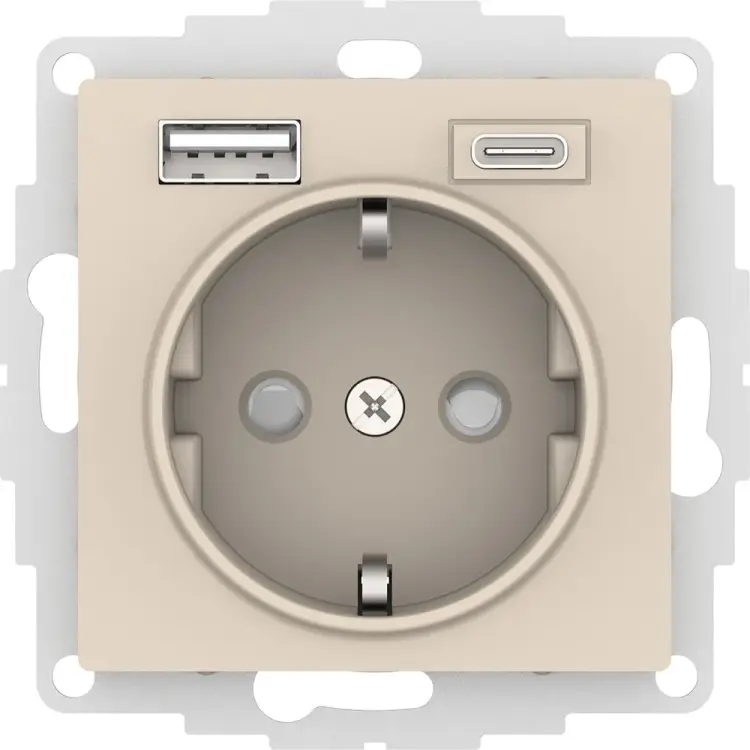 Розетка Systeme Electric ATLASDESIGN ATN000232