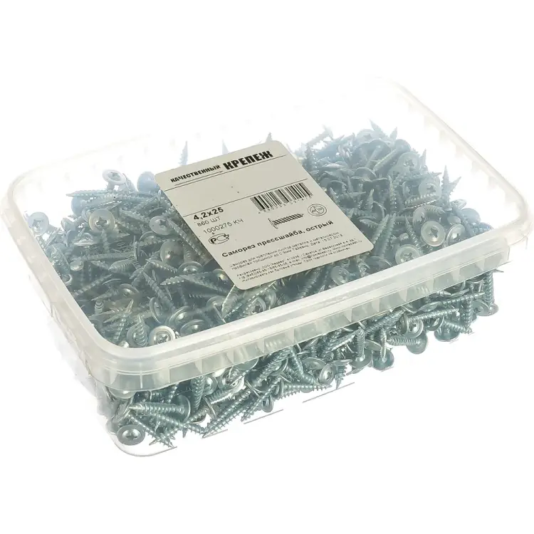 Острая прессшайба качественный крепеж 4,2/25 1000275 КЧ