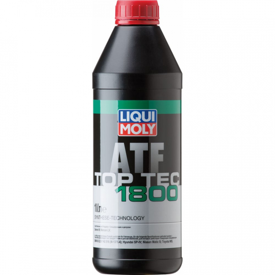 Синтетическое трансмиссионное масло для АКПП LIQUI MOLY Top Tec ATF 1800