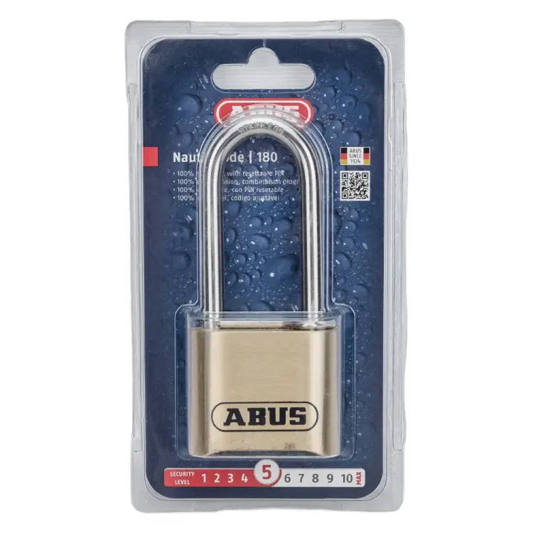 Влагозащищенный навесной кодовый замок ABUS 180IB/50HB63 Marine EFSPP 64623