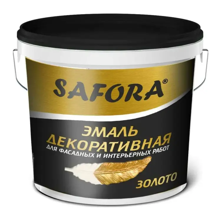 Декоративная акриловая перламутровая краска SAFORA ЭМ102/2