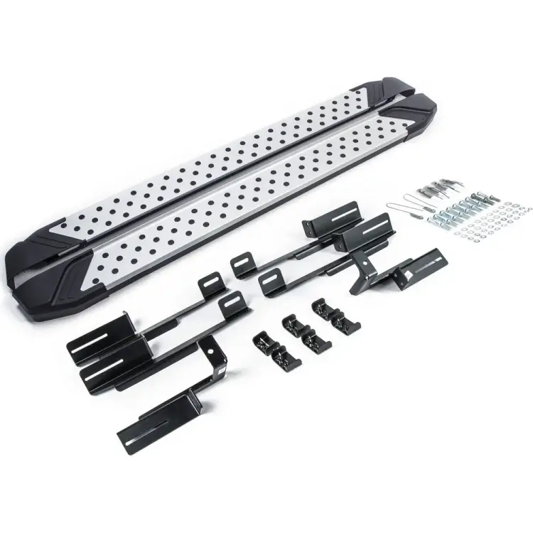 Пороги на автомобиль для Mitsubishi Eclipse Cross 2018-2021 г.в. Rival Bmw-Style D180AL.4007.1