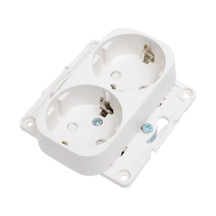 Двухместный механизм розетки EKF PROxima Стокгольм EYR16-128-10