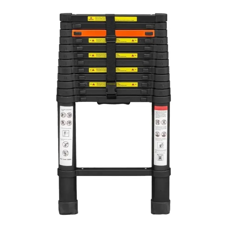 Телескопическая алюминиевая бытовая лестница Rockforce RF-UP500