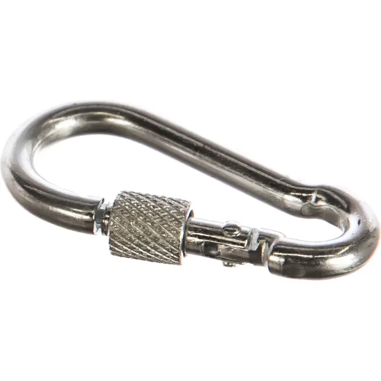 Карабин с фиксатором Саморезик DIN5299D-5х50-5