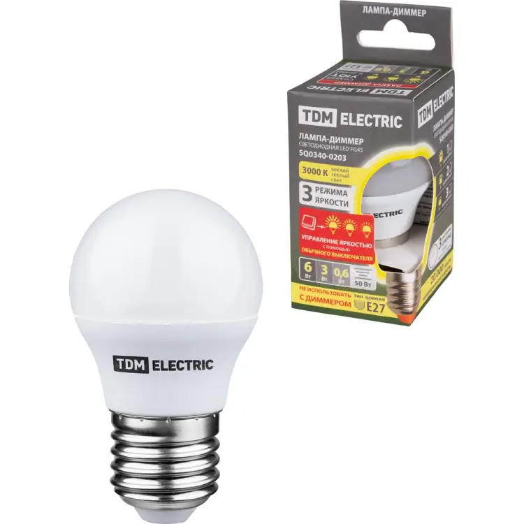 Светодиодная лампа TDM ELECTRIC SQ0340-0203