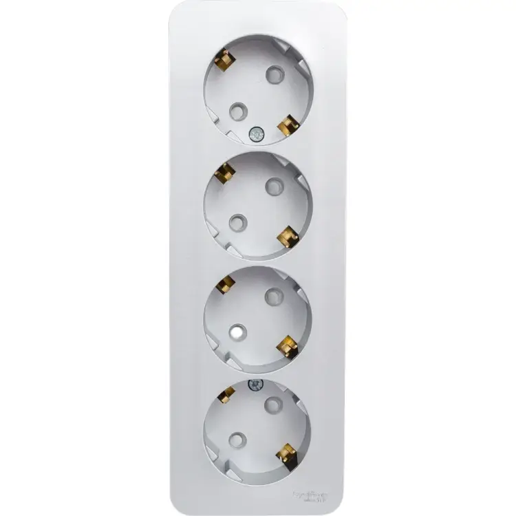 Четырехместная розетка Systeme Electric BLANCA BLNRA011413