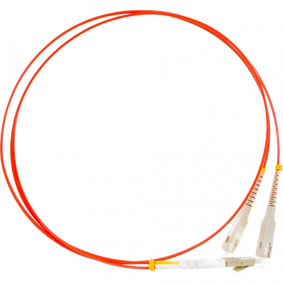 Волоконно-оптический шнур Hyperline FC-D2-50-LC/PR-SC/PR-H-1M-LSZH-OR