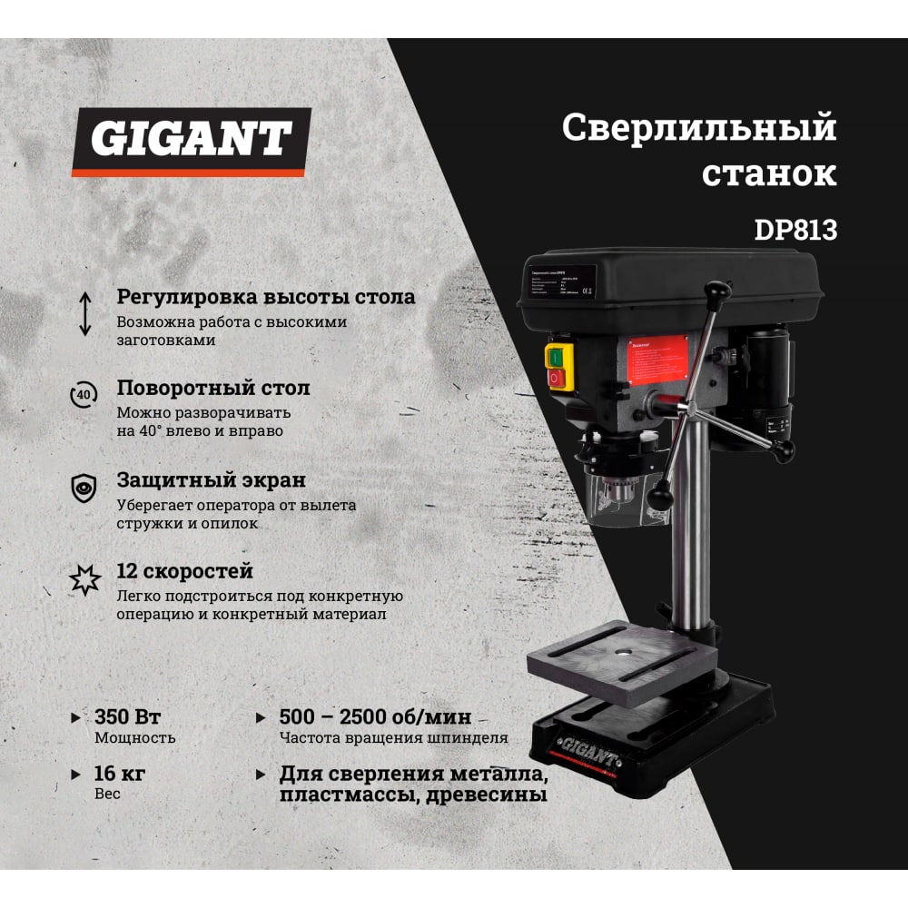 Сверлильный станок Gigant DP813